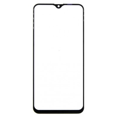 Replacement Front Glass For Samsung Galaxy M20 Black By - Maxbhi Com