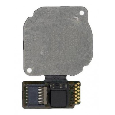 Fingerprint Sensor Flex Cable For Huawei P20 Lite Black By - Maxbhi Com