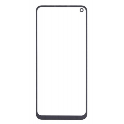 Replacement Front Glass For Infinix S5 Lite Black By - Maxbhi Com