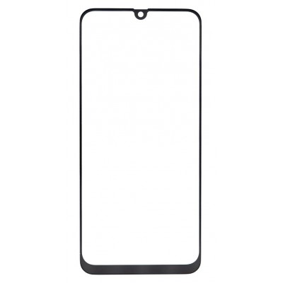Replacement Front Glass For Samsung Galaxy A30 Black By - Maxbhi Com