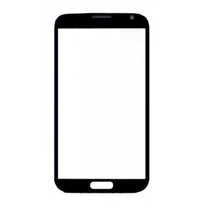 Replacement Front Glass For Samsung Galaxy Note Ii N7100 Black By - Maxbhi Com