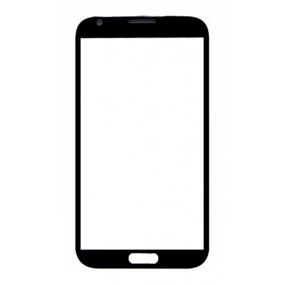 Replacement Front Glass For Samsung Galaxy Note Ii N7100 Grey By - Maxbhi Com