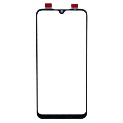Replacement Front Glass For Xiaomi Mi A3 Black By - Maxbhi Com
