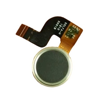 Fingerprint Sensor Flex Cable For Leagoo Shark 1 Black By - Maxbhi Com