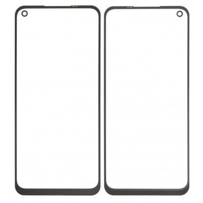 Replacement Front Glass For Realme Narzo 50 Blue By - Maxbhi Com