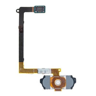 Fingerprint Sensor Flex Cable For Samsung Galaxy S6 128gb Black By - Maxbhi Com