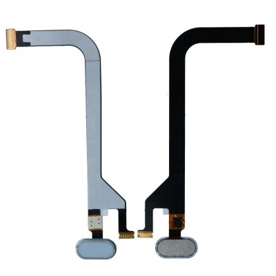 Fingerprint Sensor Flex Cable For Doogee X9 Pro White By - Maxbhi Com
