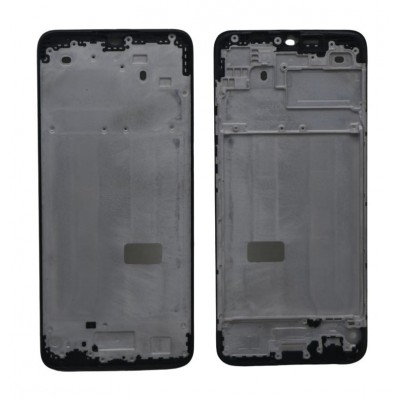 Lcd Frame Middle Chassis For Oppo A16e Black By - Maxbhi Com