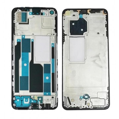 Lcd Frame Middle Chassis For Realme 9 Pro Plus 5g Black By - Maxbhi Com
