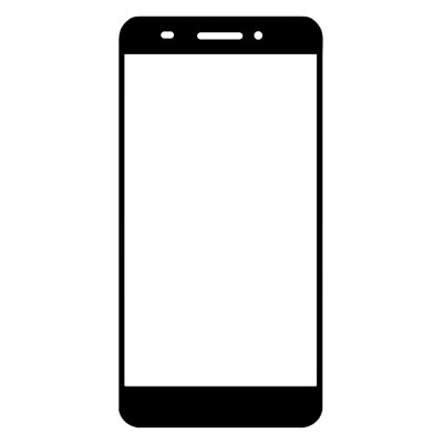 Replacement Front Glass For Lyf Water F1 Black By - Maxbhi Com