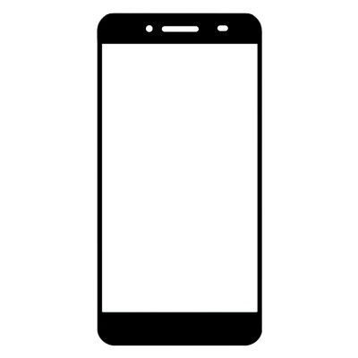 Replacement Front Glass For Lyf Water F1 Black By - Maxbhi Com