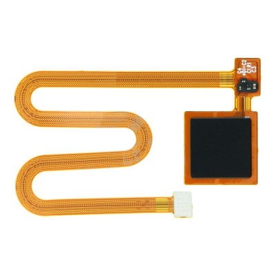 Fingerprint Sensor Flex Cable For Bq Aquaris V Plus Black By - Maxbhi Com