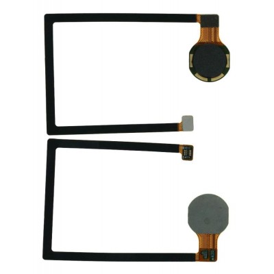 Fingerprint Sensor Flex Cable For Zte Grand X4 Black By - Maxbhi Com