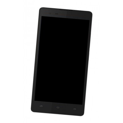 Lcd Frame Middle Chassis For Intex Aqua Life Black By - Maxbhi Com