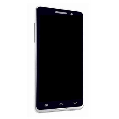 Lcd Frame Middle Chassis For Celkon Monalisa 5 Black By - Maxbhi Com