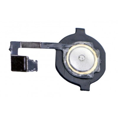 Home Button Outer For Apple Iphone 4 Black By - Maxbhi Com