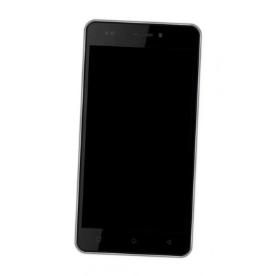 Lcd Frame Middle Chassis For Intex Cloud V Grey By - Maxbhi Com