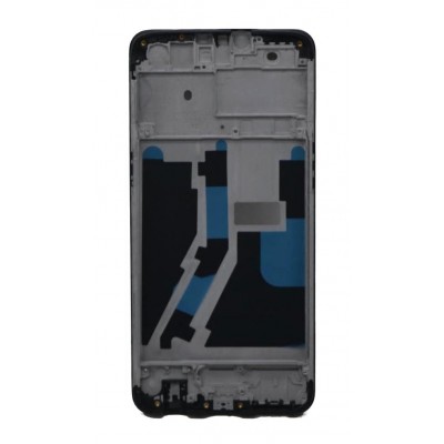 Lcd Frame Middle Chassis For Oppo Realme C1 Black By - Maxbhi Com