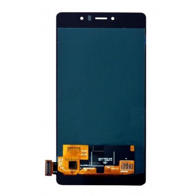 Lcd With Touch Screen For Lyf Water 8 Black By - Maxbhi Com