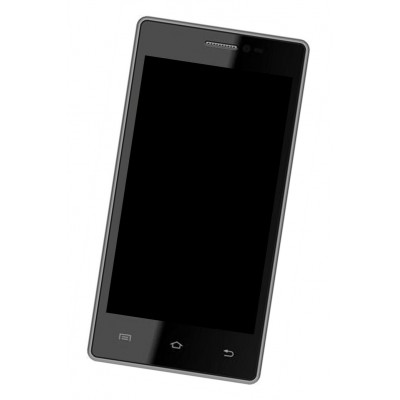 Lcd Frame Middle Chassis For Intex Cloud Y17 Black By - Maxbhi Com