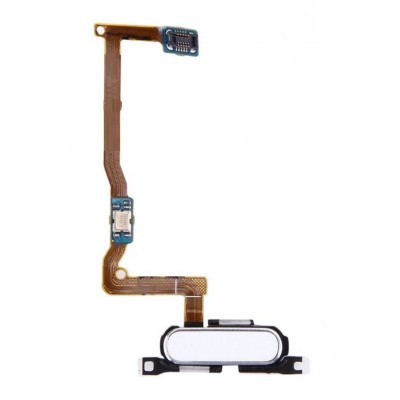 Fingerprint Sensor Flex Cable For Samsung Galaxy Smg850f White By - Maxbhi Com