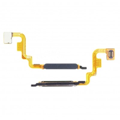 Fingerprint Sensor Flex Cable For Xiaomi Poco M4 Pro Black By - Maxbhi Com