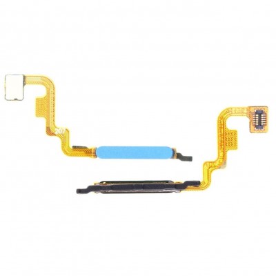 Fingerprint Sensor Flex Cable For Xiaomi Poco M4 Pro Blue By - Maxbhi Com