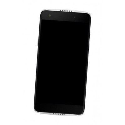 Lcd Frame Middle Chassis For Alcatel Idol 5s Usa White By - Maxbhi Com