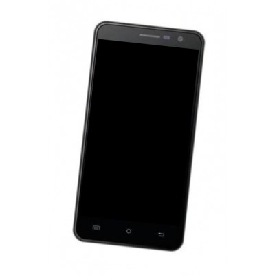 Lcd Frame Middle Chassis For Intex Cloud Crystal 2 5d Black By - Maxbhi Com