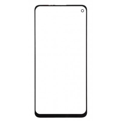 Replacement Front Glass For Huawei Nova 7 Se Black By - Maxbhi Com