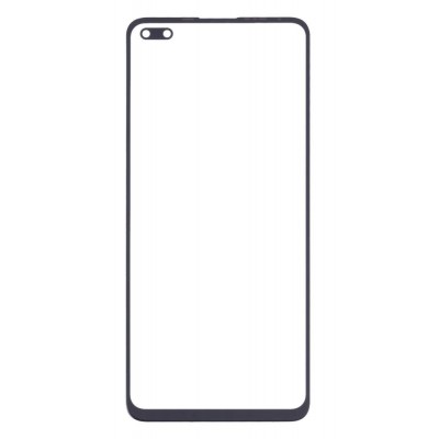 Replacement Front Glass For Infinix Zero 8i Black By - Maxbhi Com