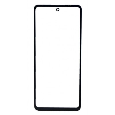 Replacement Front Glass For Motorola Moto G51 5g Black By - Maxbhi Com