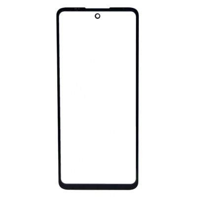 Replacement Front Glass For Motorola Moto G51 5g Black By - Maxbhi Com