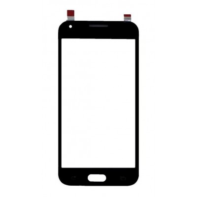 Replacement Front Glass For Samsung Galaxy E5 Sme500f Black By - Maxbhi Com