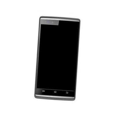 Lcd Frame Middle Chassis For Micromax Canvas Fire 4g Black By - Maxbhi Com