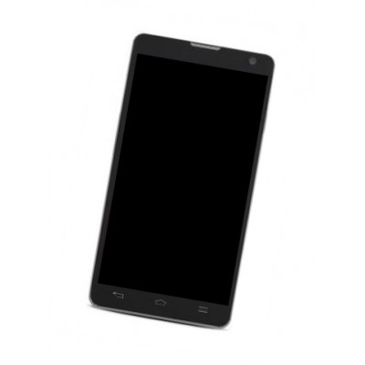 Lcd Frame Middle Chassis For Lg Optimus L9 Ii Black By - Maxbhi Com