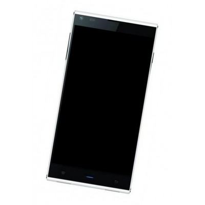 Lcd Frame Middle Chassis For Blackview Dm550 White By - Maxbhi Com