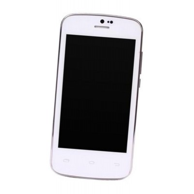 Lcd Frame Middle Chassis For Isun Coral 3g Phone White By - Maxbhi Com