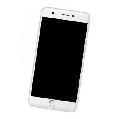 Lcd Frame Middle Chassis For Reach Allure Plus Silver By - Maxbhi Com