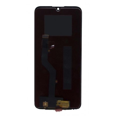 Lcd With Touch Screen For Lava Beu White By - Maxbhi Com
