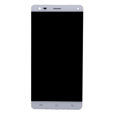 Lcd With Touch Screen For Lava V5 White By - Maxbhi Com