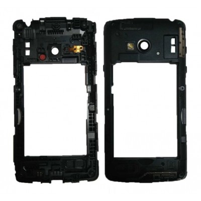 Lcd Frame Middle Chassis For Lg L50 D213n Black By - Maxbhi Com