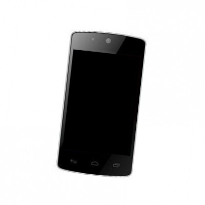 Lcd Frame Middle Chassis For Mtech Bravo 3g White By - Maxbhi Com
