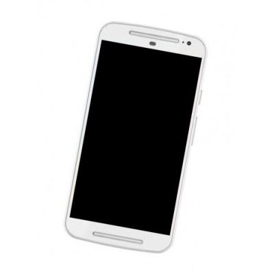 Lcd Frame Middle Chassis For Motorola Moto G 4g Dual Sim 2nd Gen Black By - Maxbhi Com