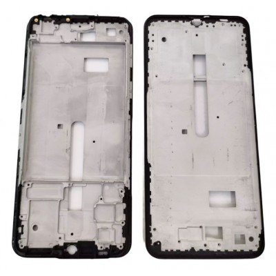Lcd Frame Middle Chassis For Vivo Y52 5g Blue By - Maxbhi Com