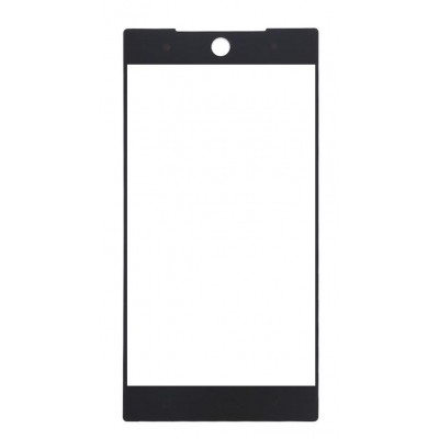 Replacement Front Glass For Tecno Camon C9 Black By - Maxbhi Com