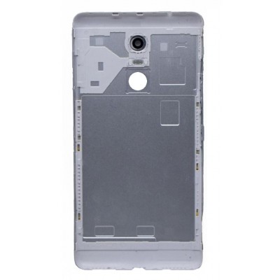Back Panel Cover For Lenovo K6 Note 3gb Ram Silver - Maxbhi Com