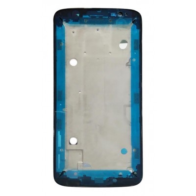 Lcd Frame Middle Chassis For Motorola Moto G6 Black By - Maxbhi Com