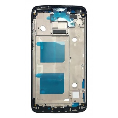 Lcd Frame Middle Chassis For Motorola Moto G6 Black By - Maxbhi Com
