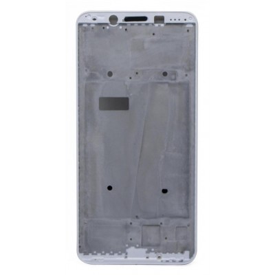 Lcd Frame Middle Chassis For Oppo F5 White By - Maxbhi Com